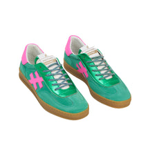 Load image into Gallery viewer, Another Trend Green/Pink Trainer A0321162
