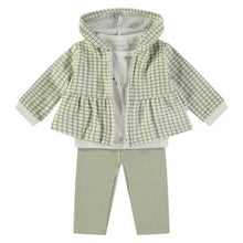 Load image into Gallery viewer, Babybol Girls Green 3-piece set 160060
