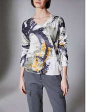 Load image into Gallery viewer, Peruzzi Paint Swirl Knit  Khaki W25610
