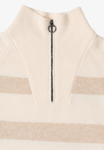 Load image into Gallery viewer, Cecil Cream And Beige Striped Sweater 303753/26156
