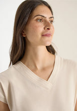 Load image into Gallery viewer, Cecil V Neck Beige Top 325027
