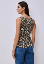 Load image into Gallery viewer, Street One Anni Leopard Print Top 325082
