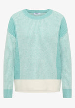 Load image into Gallery viewer, Cecil cosy Movieline sweater (Duckegg blue)
