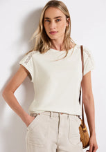 Load image into Gallery viewer, Street One Off White Top 323312
