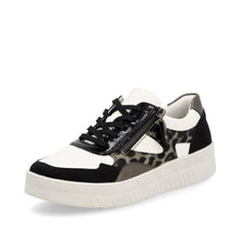 Load image into Gallery viewer, Remonte Beige and Black Trainer D0J04-60
