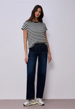 Load image into Gallery viewer, Street One navy/white top 324781/27502
