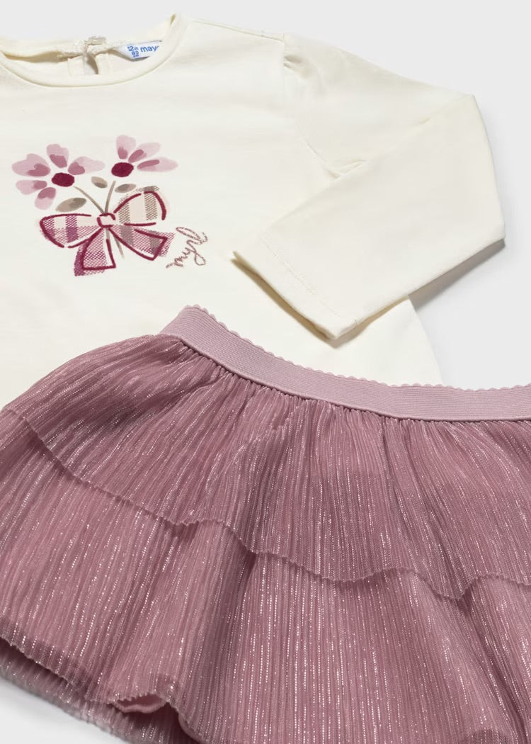Mayoral Girls Pink 3 Piece Set 2922