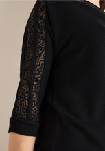 Load image into Gallery viewer, Cecil Batwing Mesh Top 324281
