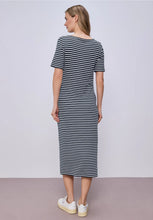 Load image into Gallery viewer, Street one striped dress 144801.
