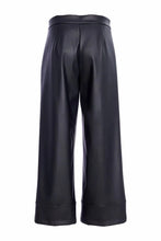 Load image into Gallery viewer, Naya Black Leatherette Trouser NAW 25260j

