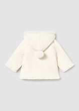 Load image into Gallery viewer, Mayoral Cream Knitted Jacket with fur 2333
