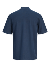 Load image into Gallery viewer, Jack&amp;jones I/4 zipped polo shirt( bleathen Navy )
