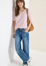 Load image into Gallery viewer, Cecil Striped Waffle  Top 324813/27600
