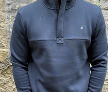 Load image into Gallery viewer, Mineral Ridley Quater Zip Dark Denim Sweatshirt ML301581
