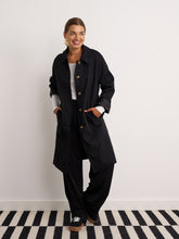 Load image into Gallery viewer, Anna Black Trench Coat
