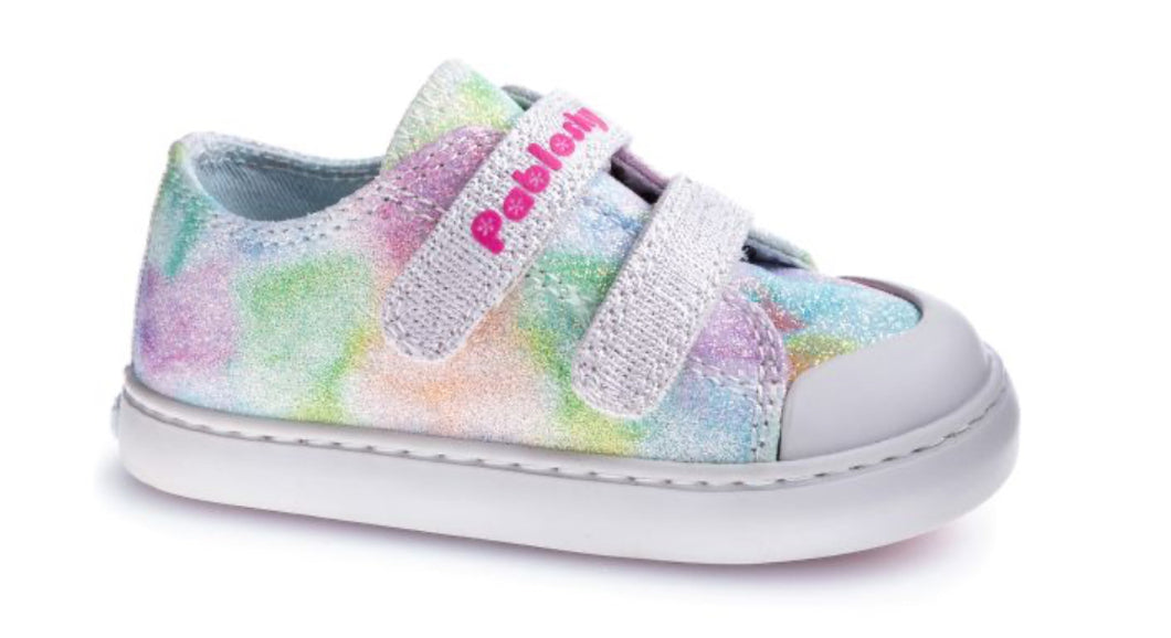 Pablosky girls rainbow sneakers 975530