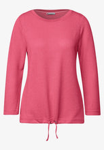 Load image into Gallery viewer, Street One Knit Look Shirt in Coral 323898
