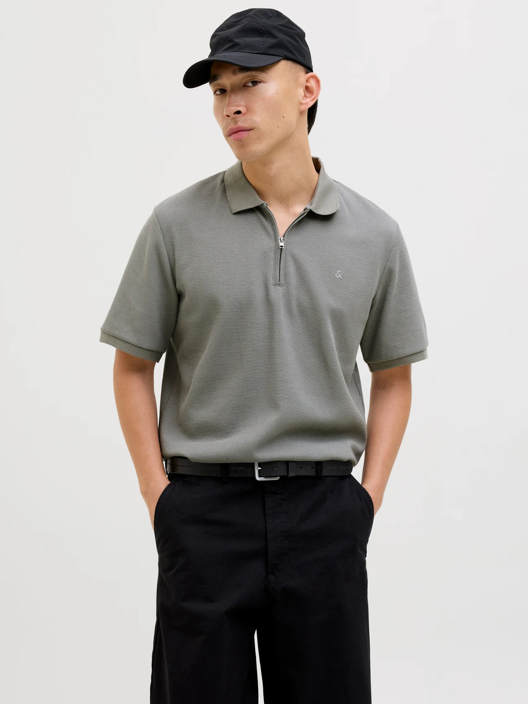 Jack & Jones Grey Polo Shirt 12279177