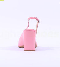Load image into Gallery viewer, Wonder Pink Patent Slingback Shoe C-5802
