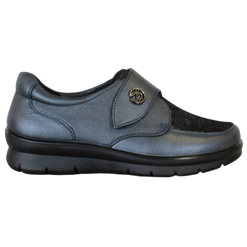 Gabor Ladies Extra Wide Fit Navy Shoe P-8261L