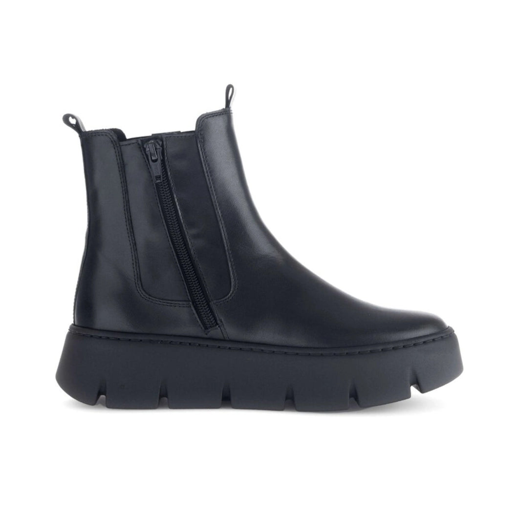 Gabor Black Chelsea Boot 53.743.27