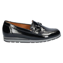 Load image into Gallery viewer, Gabor Black Patent Loafer 52.412.97
