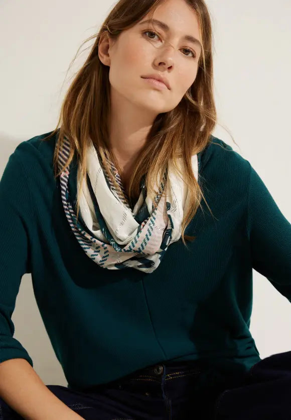 Cecil Loop Scarf 572202 Lake Green