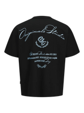Load image into Gallery viewer, Jack &amp; Jones Black T-Shirt 12296421
