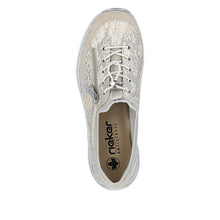 Load image into Gallery viewer, Rieker Gold Trainers L3252-92
