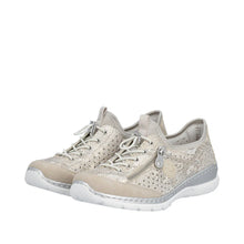 Load image into Gallery viewer, Rieker Gold Trainers L3252-92
