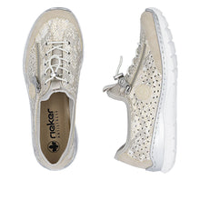 Load image into Gallery viewer, Rieker Gold Trainers L3252-92
