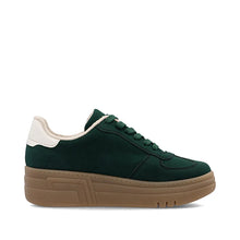 Load image into Gallery viewer, Rieker Ladies Platform Trainers M7602-54 Colour- Green and Cream
