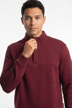 Load image into Gallery viewer, Mineral Ridley Quater Zip Fleece Dark Burgundy ML301581
