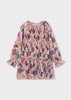 Mayoral Printed Pleated Dress 4915