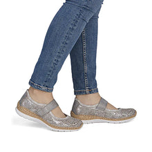 Load image into Gallery viewer, Rieker Cross Strap Shoes N4299-90
