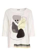 Load image into Gallery viewer, NAYA Print Top with contrast hempanel  NAS26124/137
