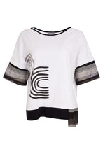 Load image into Gallery viewer, NAYA Black and White Top NAS26259
