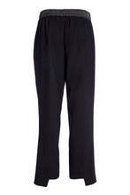 Load image into Gallery viewer, Naya Cut Away Pannel Trousers (striped and Black) NAW25192
