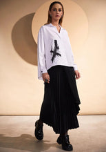 Load image into Gallery viewer, Naya White Print Oversized Shirt NAW24197
