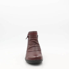 Load image into Gallery viewer, G-Comfort Ankle boot in wine bordeaux P-9521
