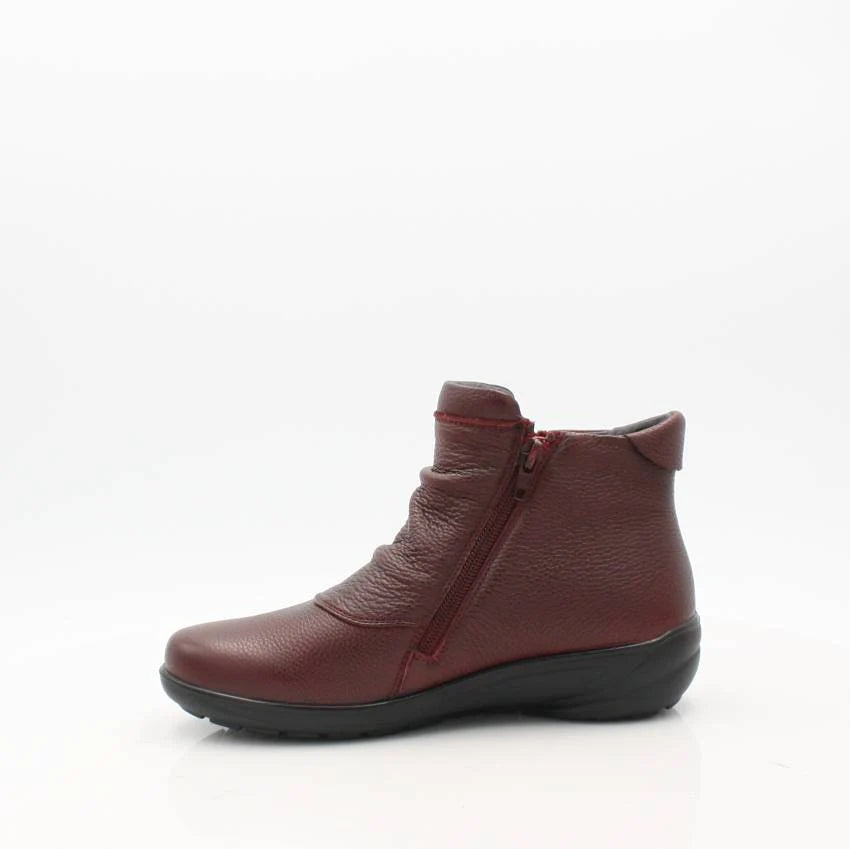 G-Comfort Ankle boot in wine bordeaux P-9521