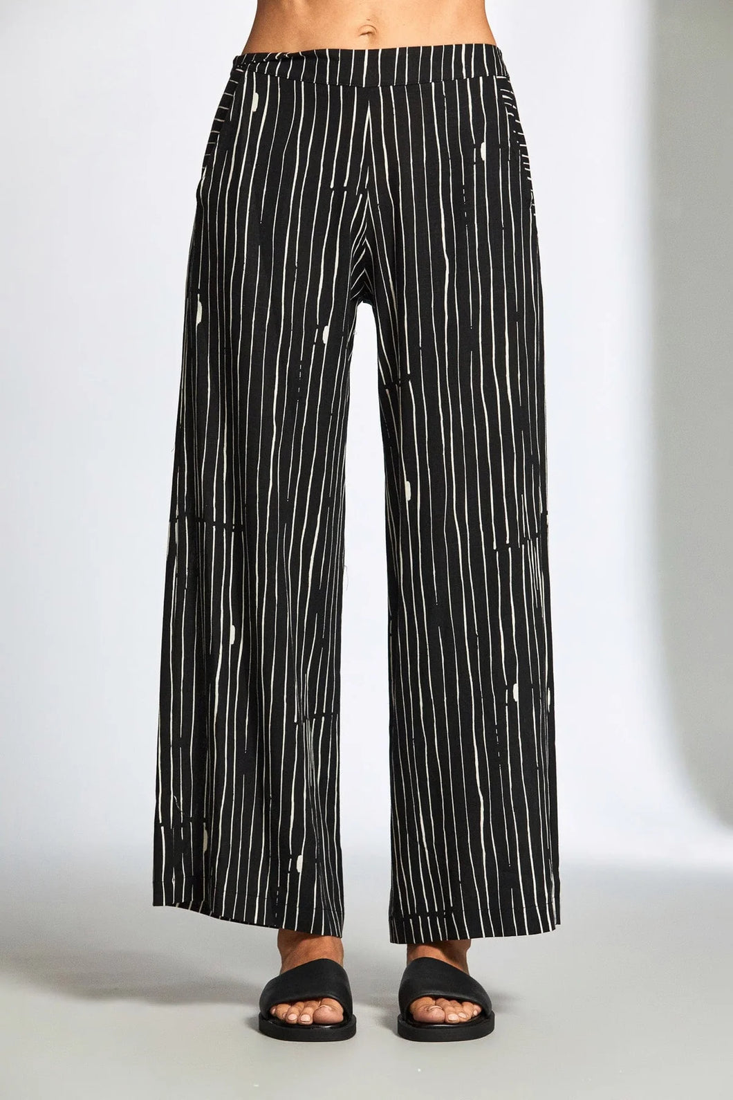 Peruzzi Broken Stripe Crop Trousers S25506