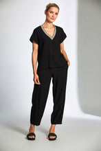 Load image into Gallery viewer, Peruzzi Black Trousers S25406
