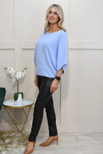 Load image into Gallery viewer, Deck by Decollage Blue Bell Sleeve Jumper 57702
