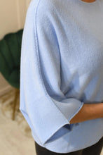 Load image into Gallery viewer, Deck by Decollage Blue Bell Sleeve Jumper 57702
