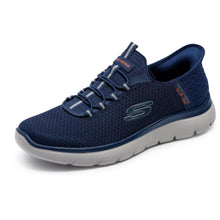 Load image into Gallery viewer, Sketchers Mens Navy Slip-ins 232457/NVY
