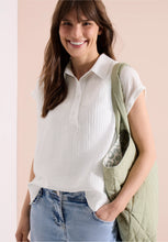 Load image into Gallery viewer, Cecil Vanilla White Blouse 346530
