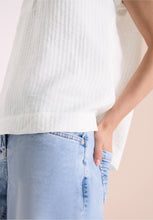 Load image into Gallery viewer, Cecil Vanilla White Blouse 346530
