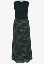 Load image into Gallery viewer, Street One Midi Dress with textured mix and print 144907
