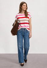 Load image into Gallery viewer, Street One Salsa Red Printed T-Shirt 325098
